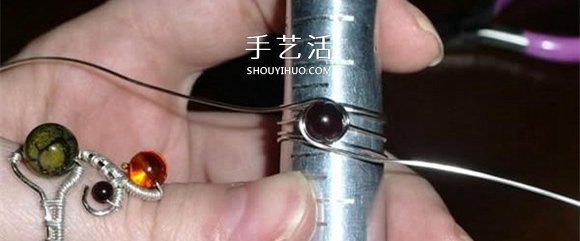 自制完美金属丝作品 金属丝绕线戒指DIY详解