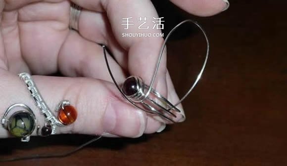 自制完美金属丝作品 金属丝绕线戒指DIY详解