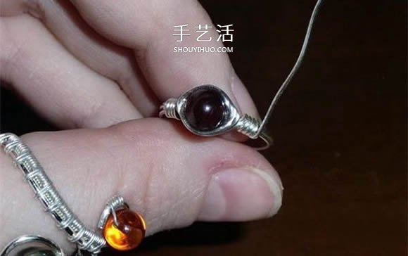 自制完美金属丝作品 金属丝绕线戒指DIY详解