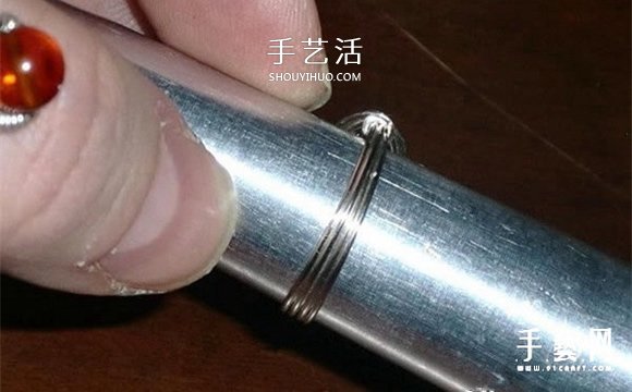 自制完美金属丝作品 金属丝绕线戒指DIY详解
