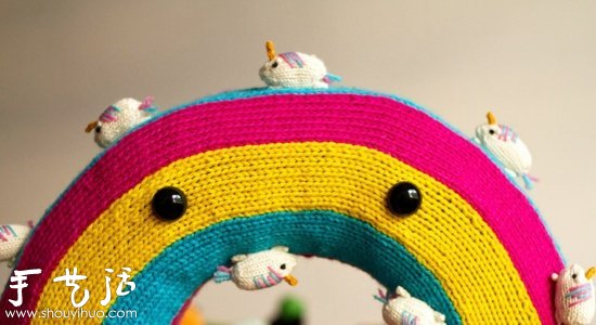 毛线针织玩偶作品欣赏