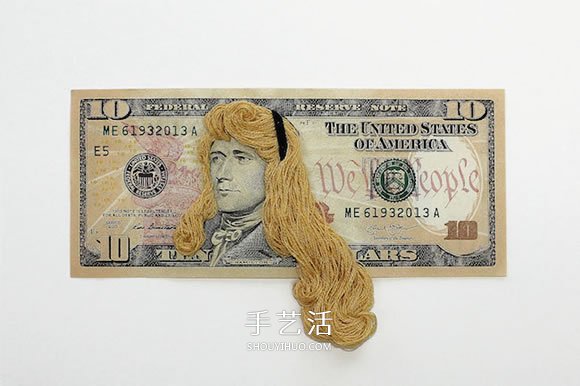 林肯的包包头？给钞票上的人物编织创意长发