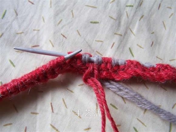 棒针编织拖鞋的步骤图 毛线拖鞋的编织方法图解