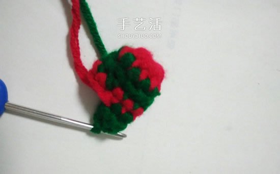 孩子过圣诞不可少！钩针编织漂亮圣诞袜的方法