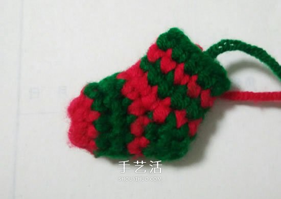 孩子过圣诞不可少！钩针编织漂亮圣诞袜的方法