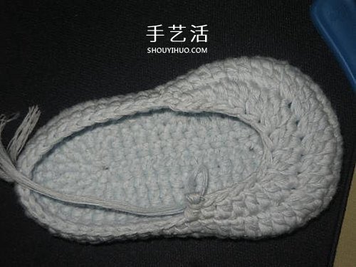 宝宝保暖毛线鞋的编法 手工编织婴儿鞋图解