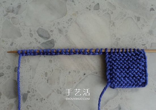 两种毛线搭配 手工编织漂亮地板鞋的织法图解