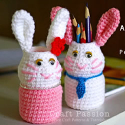 兔子笔筒的制作方法 可爱儿童笔筒小兔子DIY