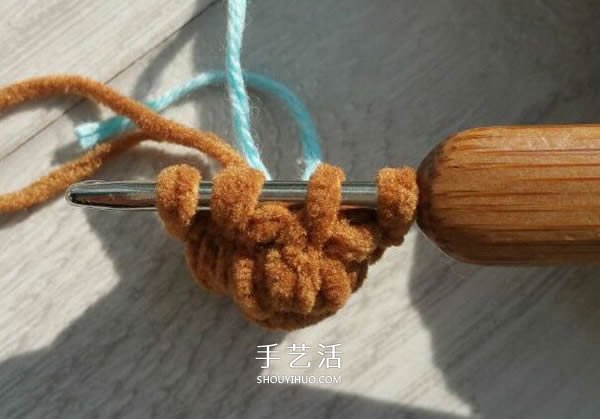 毛线钩织小熊的方法 可爱小熊玩偶的钩法图解