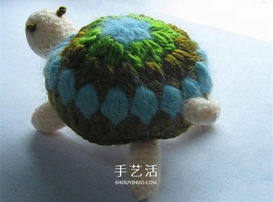 钩针编织小乌龟的方法 手工乌龟玩偶的编法