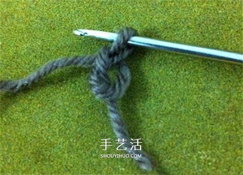 毛线猴头的编织方法 手工钩针编织猴子头图解