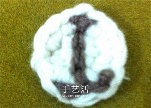 毛线猴头的编织方法 手工钩针编织猴子头图解