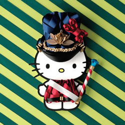 利用缎带DIY各种风格的 Hello Kitty 服装