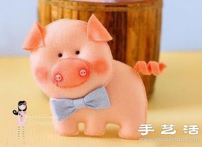 不织布制作的超萌布艺玩具