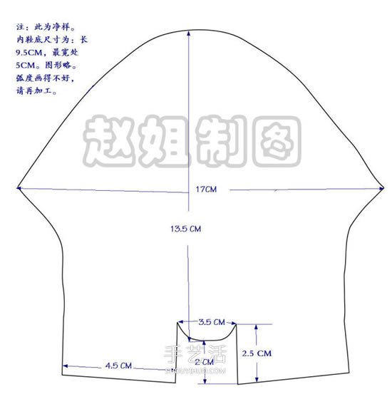 宝宝蒲包鞋的做法图解 婴儿豆渣饼鞋制作方法