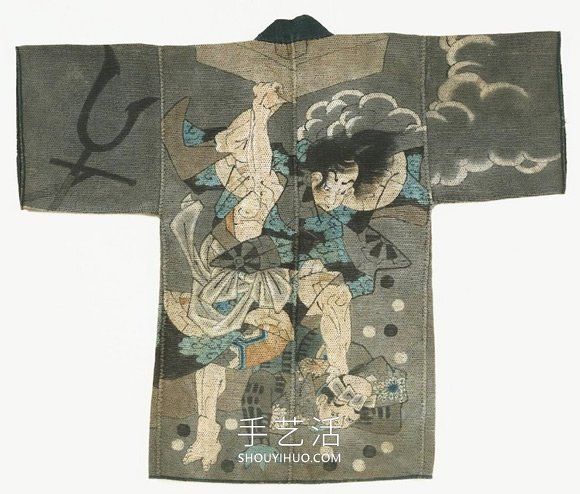 挺过祝融之灾！19世纪日本消防衣上的艺术绘画