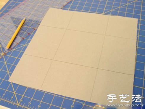 带标签布艺收纳盒手工制作教程