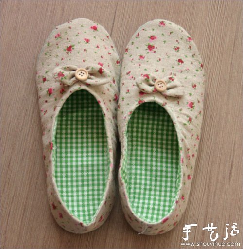 漂亮温馨家居布鞋手工制作