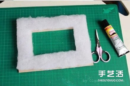 布艺相框制作教程 制作布艺相框的方法图解