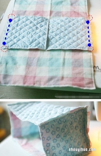 小清新又恶趣味布艺纸巾套的DIY制作教程