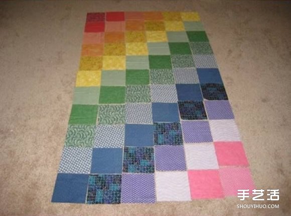 好看的宝宝地毯DIY 手工布艺制作婴儿地毯