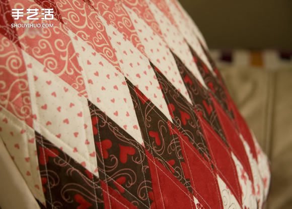 地中海风格靠枕DIY教程 手工布艺制作条纹靠枕