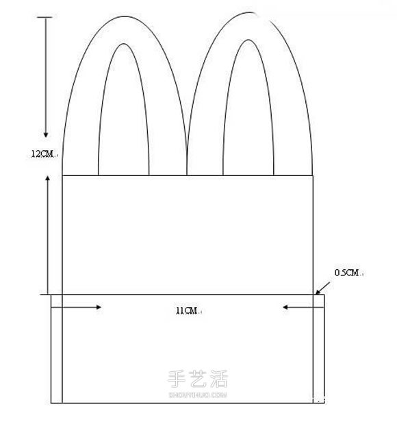 不织布可爱篮子DIY 自制圆形布艺篮子的方法