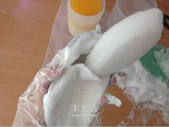 羊毛毡鲨鱼钥匙包DIY 羊毛毡钥匙包的制作方法