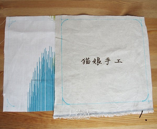 不织布制作祥云桌垫 布艺手工制作云朵桌垫