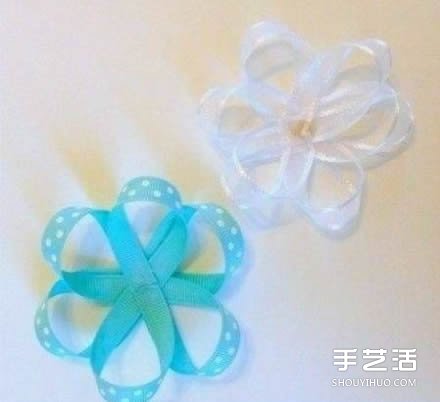 缎带花制作DIY教程 缎带花朵的做法图解