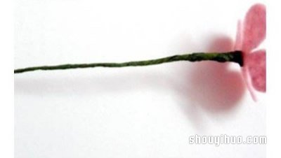 不织布小花制作方法 手工布艺花束制作图解