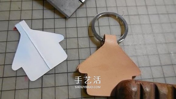 自制皮革钥匙扣的方法 皮革手工制作钥匙扣