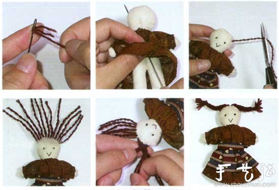 日本民族风布娃娃手工制作教程