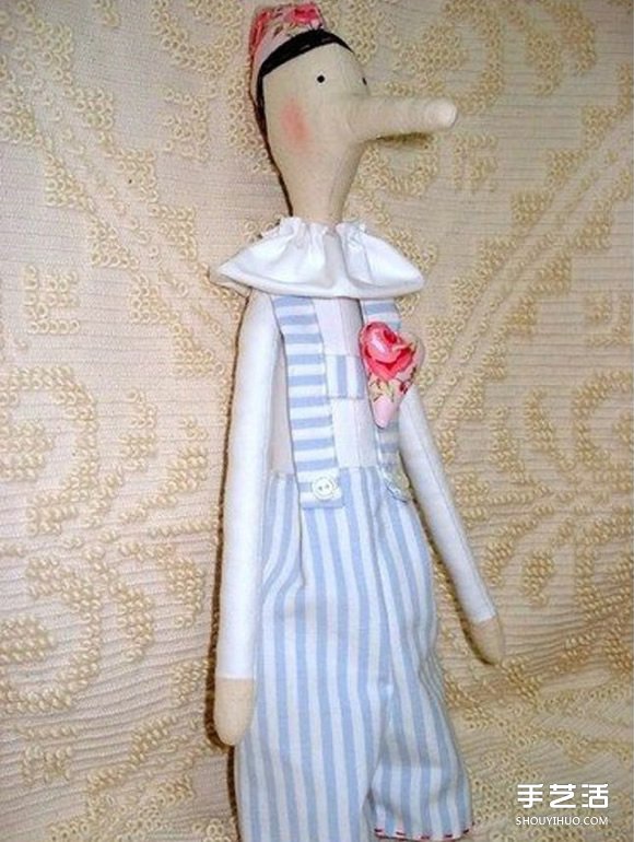 不织布匹诺曹娃娃DIY 手工布艺制作匹诺曹人偶