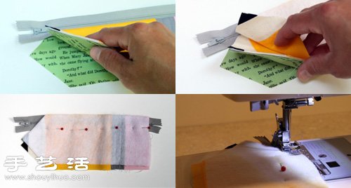 不织布DIY笔袋的做法 笔袋制作图解教程