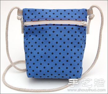小清新单肩挎包手工制作教程