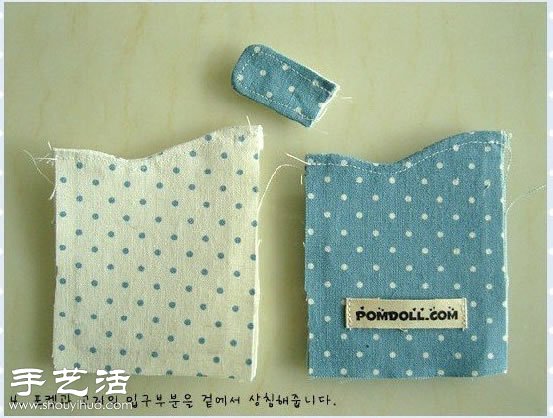不织布+针线 手工制作韩国风小清新卡包