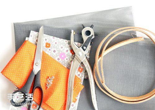 窗纱网材质沙滩袋子的制作方法详细图解教程