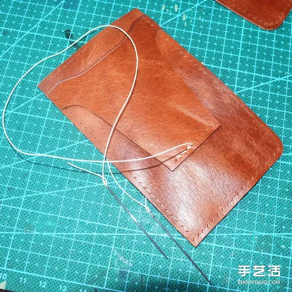 皮质钱包DIY制作图解 手工真皮钱包制作教程