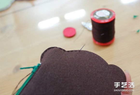 不织布冰激凌零钱包制作 手工布艺零钱包DIY