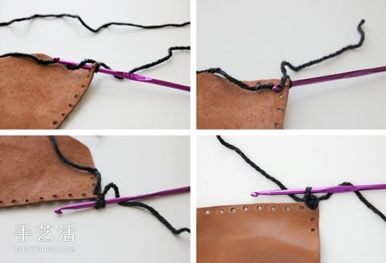 编织皮革手包DIY制作 自制编织风手包的方法