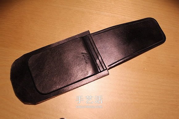 自制折叠刀保护套教程 皮革刀具保护套的做法
