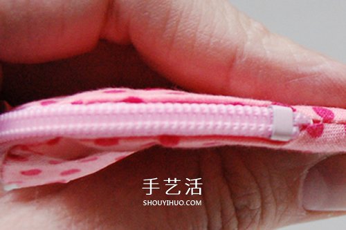 自制爱心零钱包的方法 心形零钱包制作图解