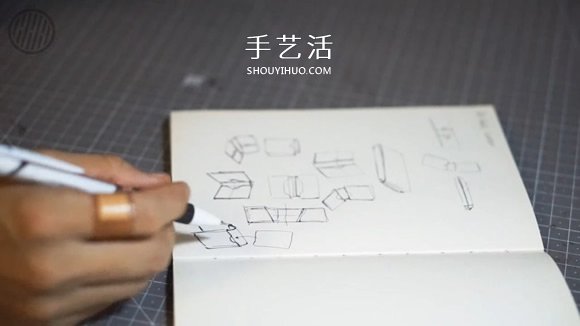 自制男士双折皮革钱包的详细制作步骤图