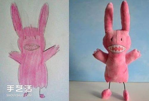 创意手工涂鸦玩偶图片 让孩子的想象成为真实