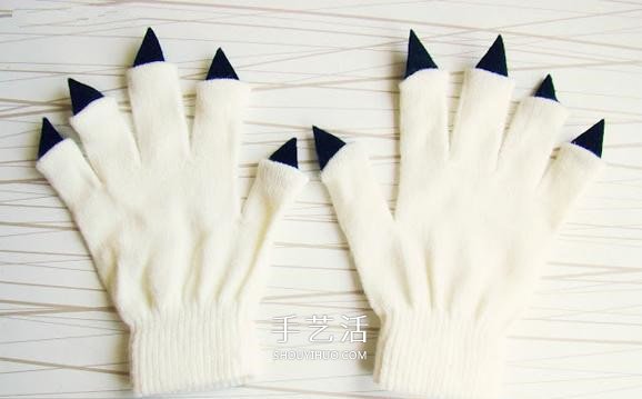 猫爪手套的制作方法 自制儿童猫爪玩具教程