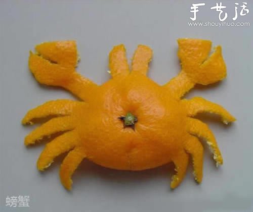 好玩的橘子皮创意DIY