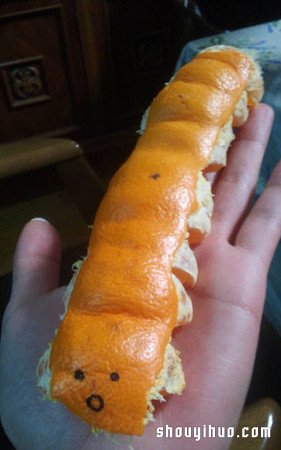 日本人恶搞的吃橘子创意 DIY橘子毛毛虫
