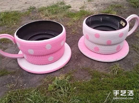 废弃轮胎废旧利用DIY 轮胎废物利用手工制作