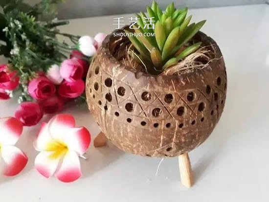 椰子壳可以利用来做什么 椰子壳创意手工大全